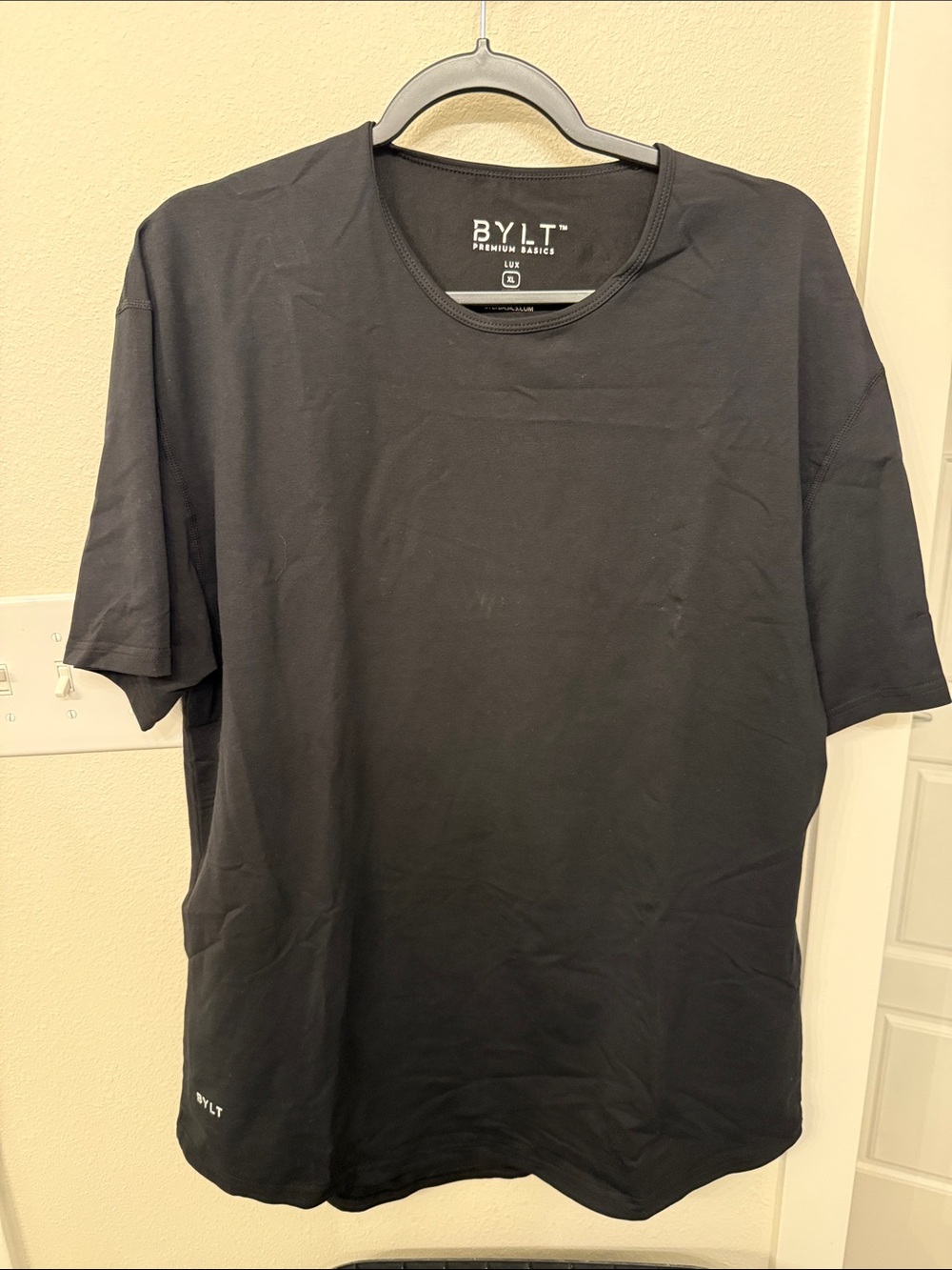 BYLT Basics Men’s Black Short Sleeve Crewneck Tee